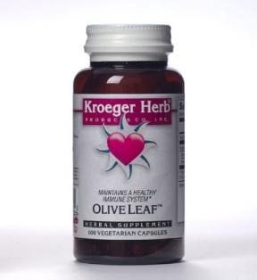 Kroeger Herbs Olive Leaf 100 Capsule