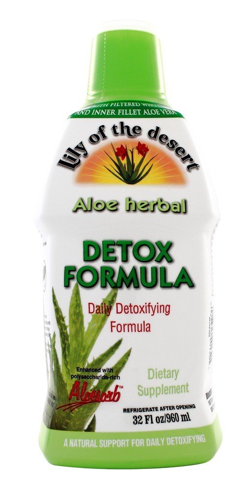 Lily Of The Desert Aloe Vera Gel-Detox (Organic) 32 oz Gel