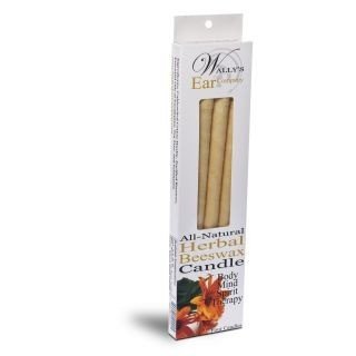 Wally's Herbal Beeswax Candles 4 pk 4 pk