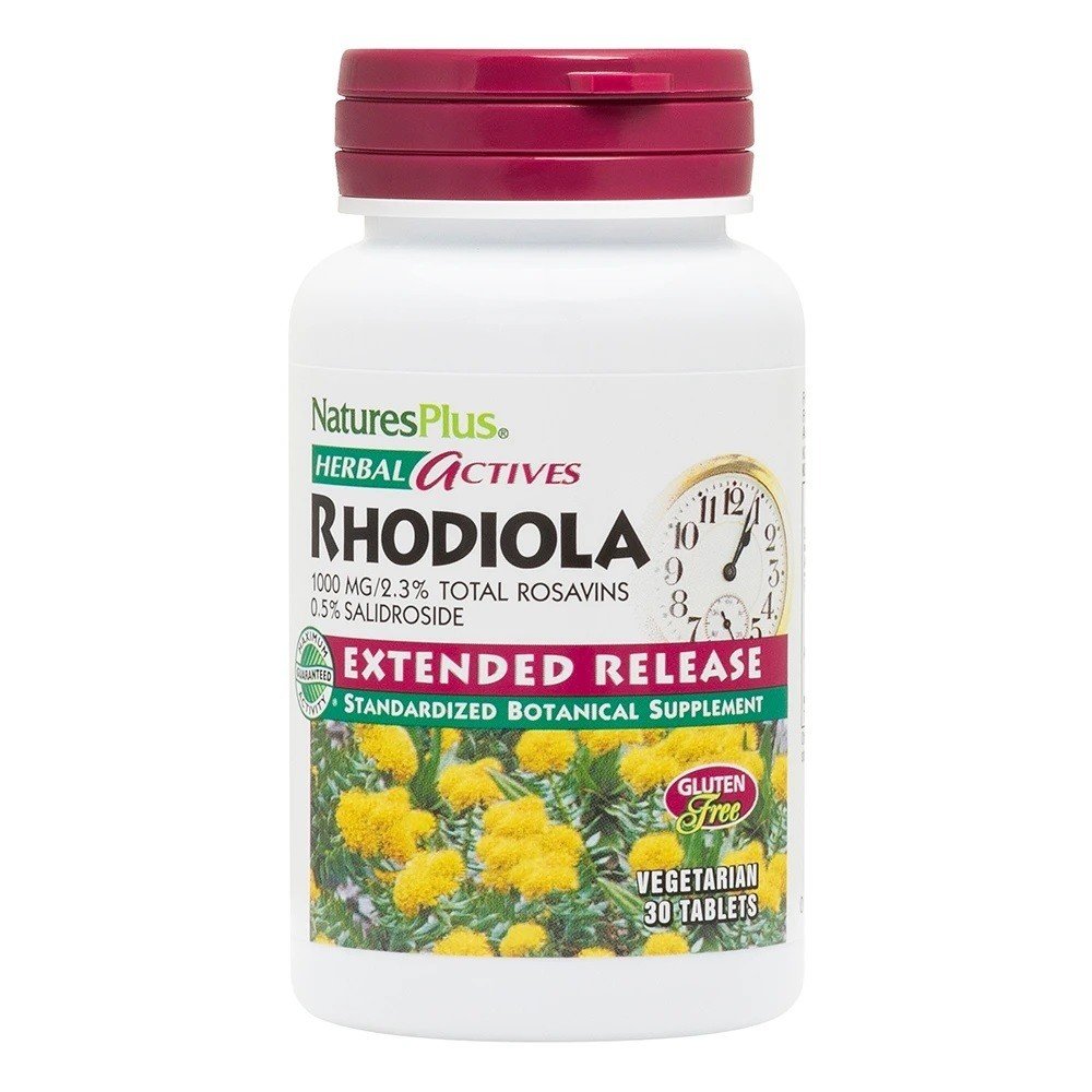 Nature's Plus Rhodiola Herbal Active T/R 30 Tablet