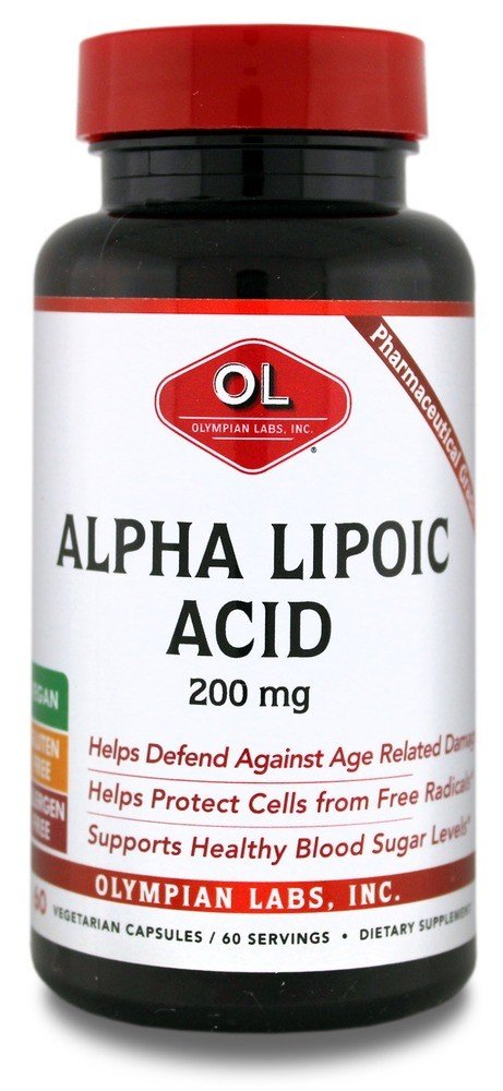 Olympian Labs Alpha Lipoic Acid 200mg 60 Capsule