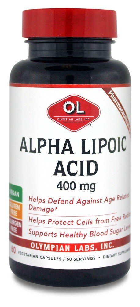 Olympian Labs Alpha Lipoic Acid 400mg 60 Capsule