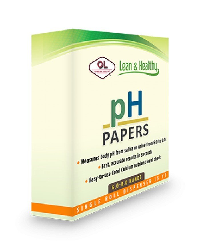 Olympian Labs pH Papers 6.0-8.0 15 ft. Roll