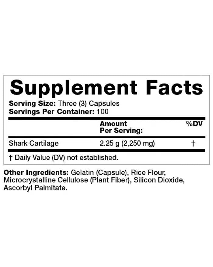 Olympian Labs Shark Cartilage 300 Capsule