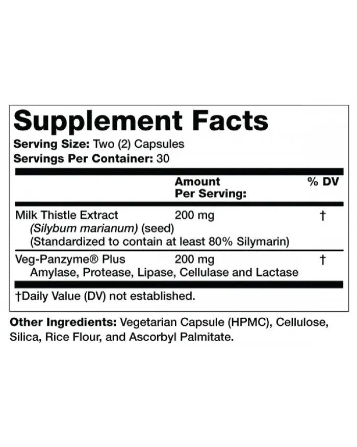 Olympian Labs Milk Thistle 100mg 60 Capsule