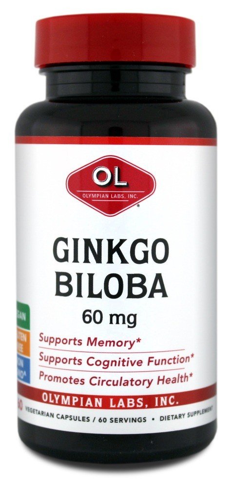 Olympian Labs Ginkgo Biloba Extract 60mg 60 Capsule