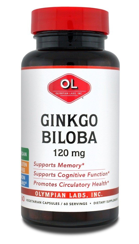 Olympian Labs Ginkgo Biloba Extract 120mg 60 Capsule
