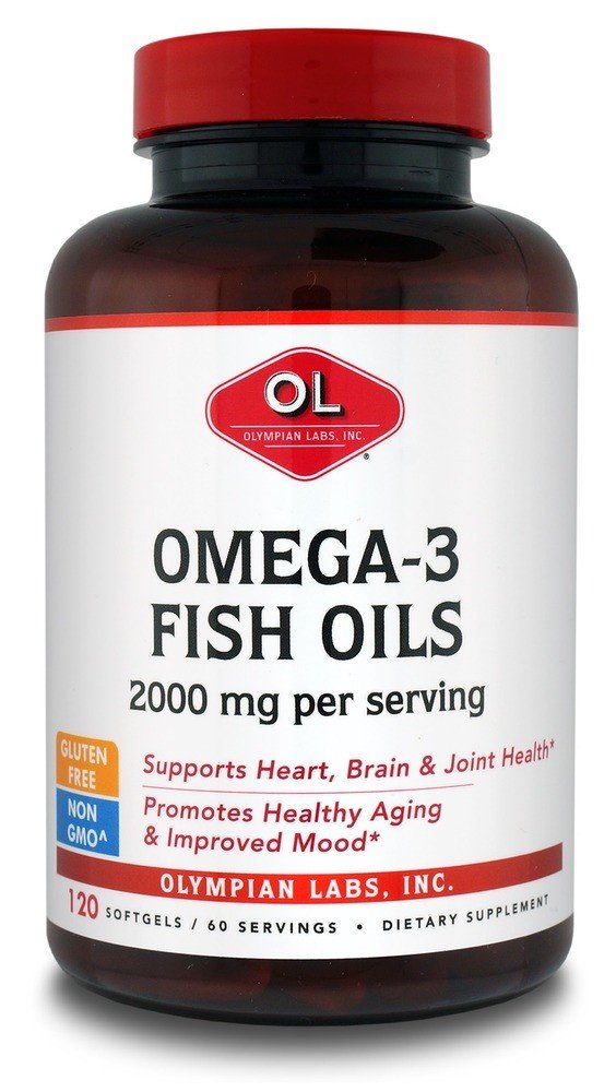 Olympian Labs Omega-3 Fish Oils 1000mg 120 Softgel
