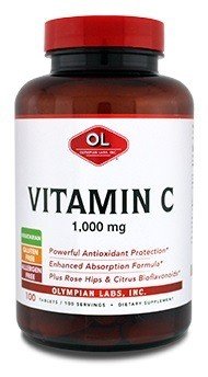 Olympian Labs Vitamin C w/Rose Hips 1000mg 100 Capsule