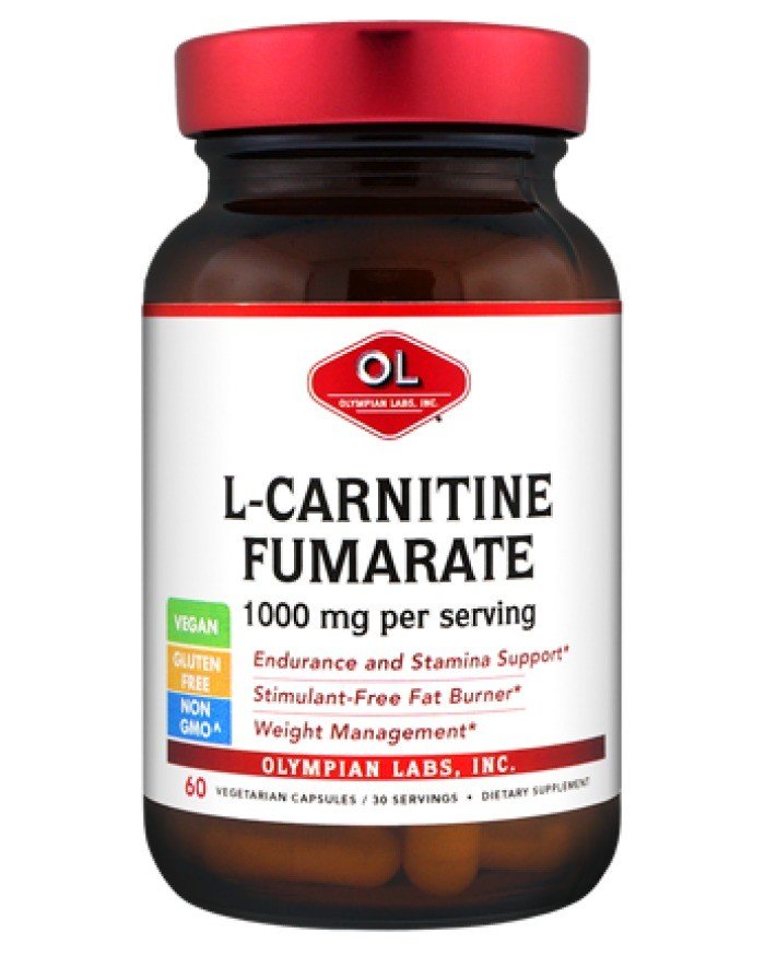 Olympian Labs L-Carnitine Fumarate 500mg 60 Capsule