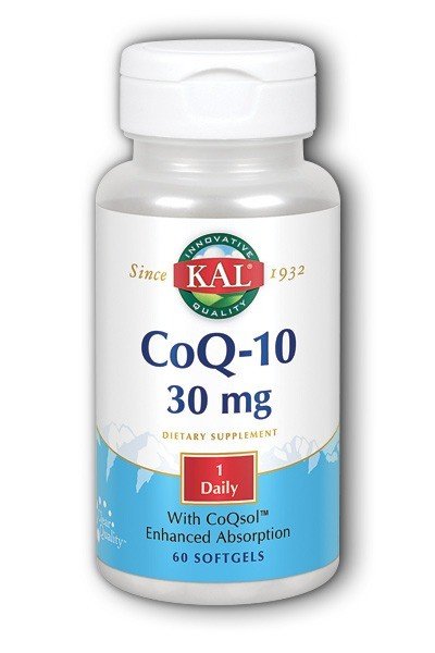 Kal CoEnzyme Q-10 30 mg 60 Softgel