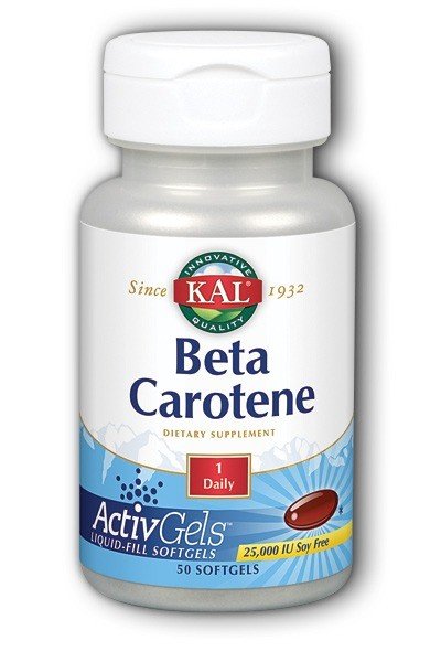 Kal Beta-Carotene 25,000 IU 50 Softgel