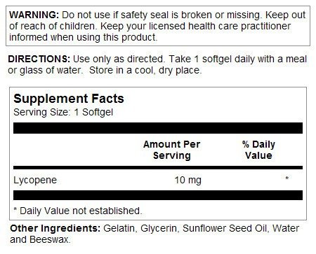 Kal Lycopene 10mg 60 Softgel