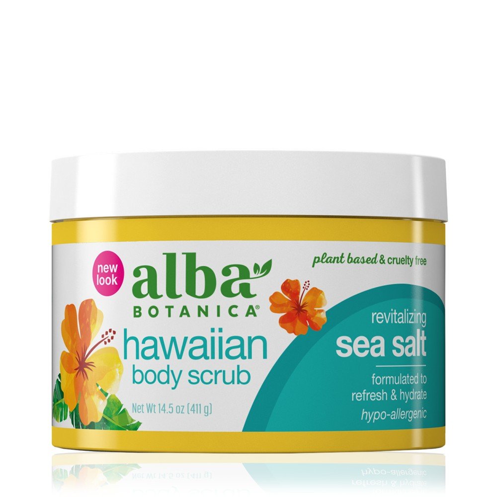Alba Botanica Hawaiian Sea Salt Body Scrub 14.5 oz