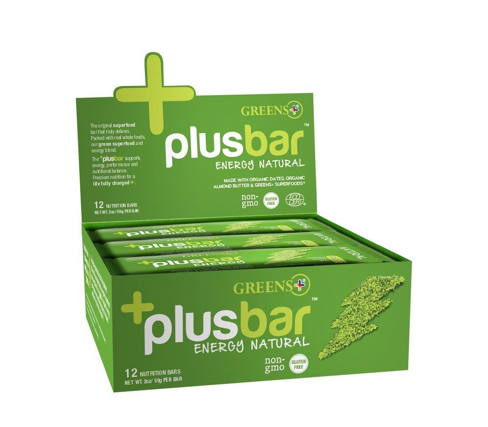 Greens Plus Plusbar Energy Natural Box 12 Bars Box