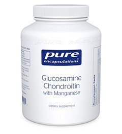 Pure Encapsulations Glucosamine + Chondroitin with Manganese 120 Vegcap