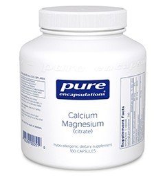 Pure Encapsulations Calcium/Magnesium (Citrate) 180 VegCap