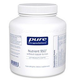 Pure Encapsulations Nutrient 950 without Copper & Iron 180 Vegcap