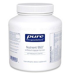 Pure Encapsulations Nutrient 950 without Copper &amp; Iron 180 Vegcap