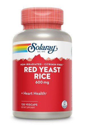 Solaray Red Yeast Rice 600mg 120 VegCap