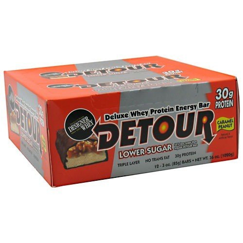 Forward Foods Detour Bar Lower Sugar Caramel Peanut - Box 12 Bars Box