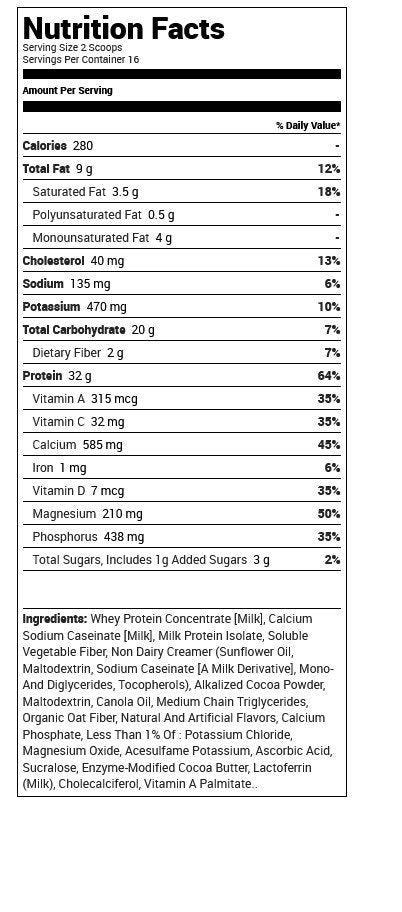 Cytosport Muscle Milk Chocolate 2.47 lbs Powder