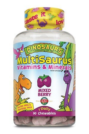 Kal Dinosaurs MultiSaurus Mixed Berry 90 Chewable