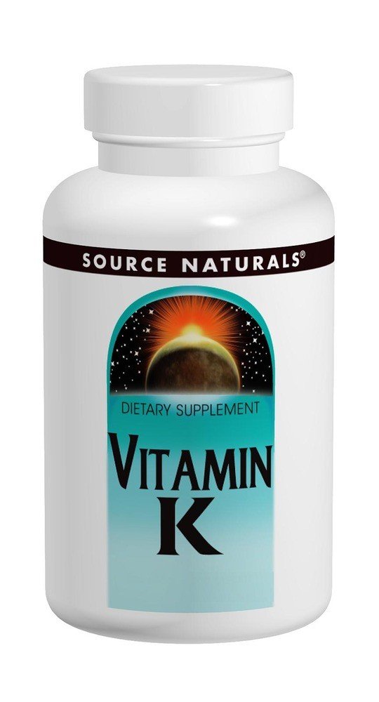 Source Naturals, Inc. Vitamin K 500 mcg 100 Tablet