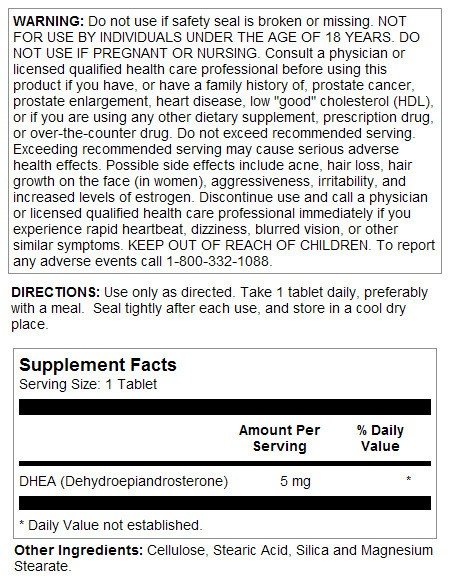 Kal DHEA-5mg 60 Tablet