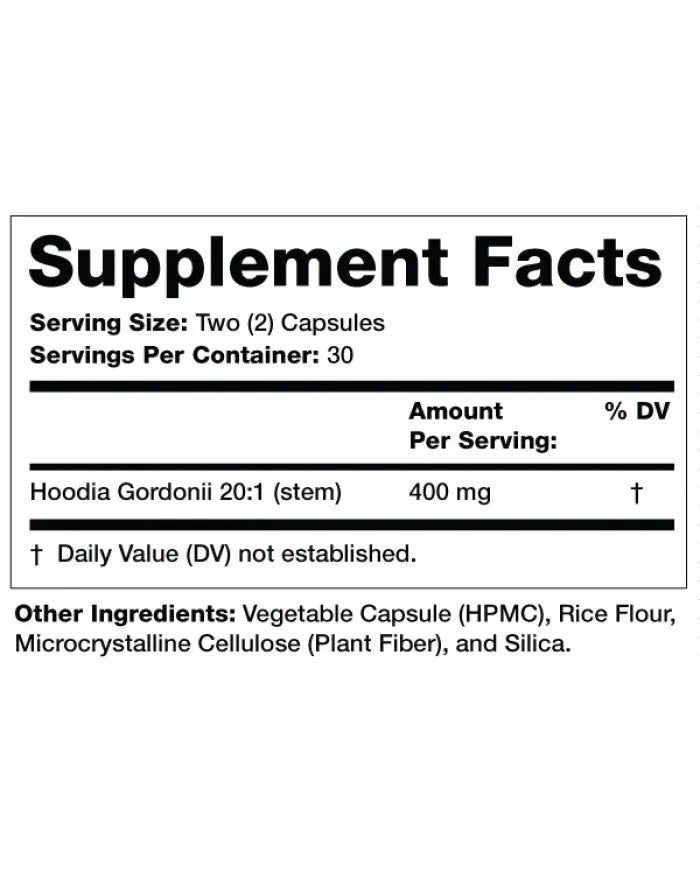 Olympian Labs Hoodia Gordonii (Lab Authenticated) 60 Capsule