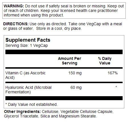 Solaray Triple Strength Hyaluronic Acid 30 Capsule