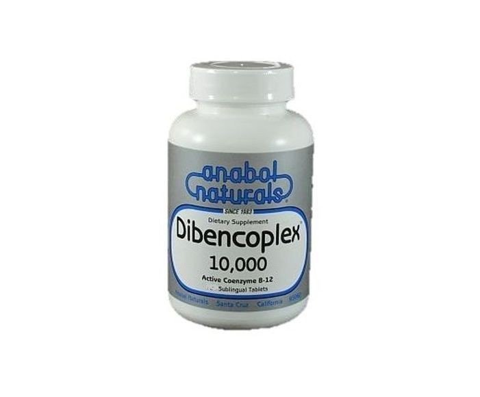 Dibencoplex 10,000 | Anabol Naturals | Active Coenzyme B-12 | Sublingual Tablets | Dietary Supplement | 30 Tablets | VitaminLife