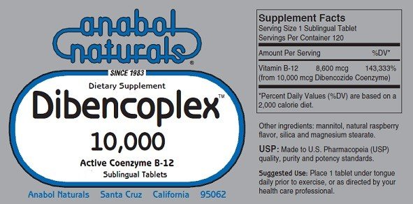 Anabol Naturals Dibencoplex 10,000 mcg 30 Tablet