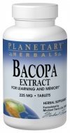 Planetary Herbals Bacopa Extract 225MG 120 Tablet