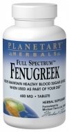 Planetary Herbals Full Spectrum Fenugreek 600 mg 120 Tablet