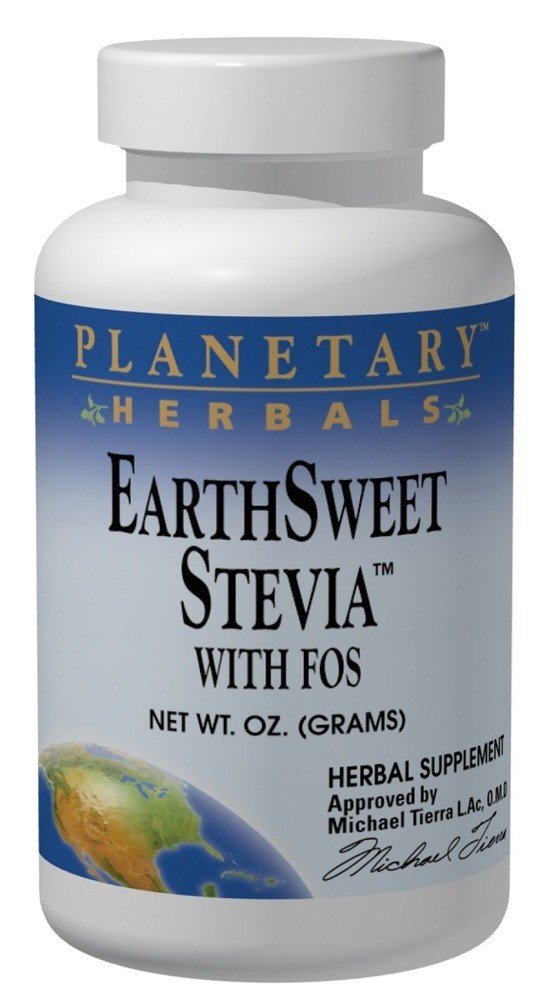 Planetary Herbals EarthSweet Stevia w/FOS 2 oz Powder
