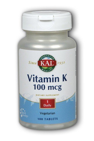Kal Vitamin K 100mcg 100 Tablet