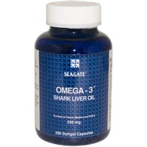 Seagate Vitamins Omega 3 Shark Liver Oil 200 Capsule