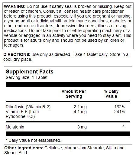 Kal Melatonin 3mg Sustained Release 120 Tablet