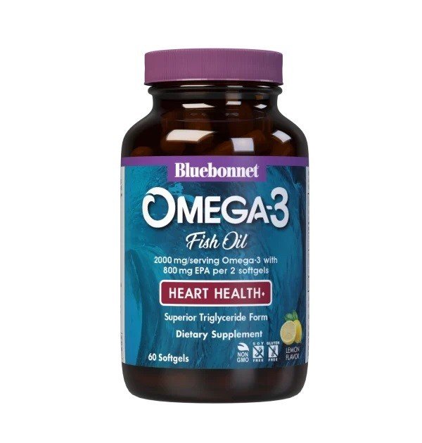 Bluebonnet Natural Omega-3 Heart Formula 60 Softgel