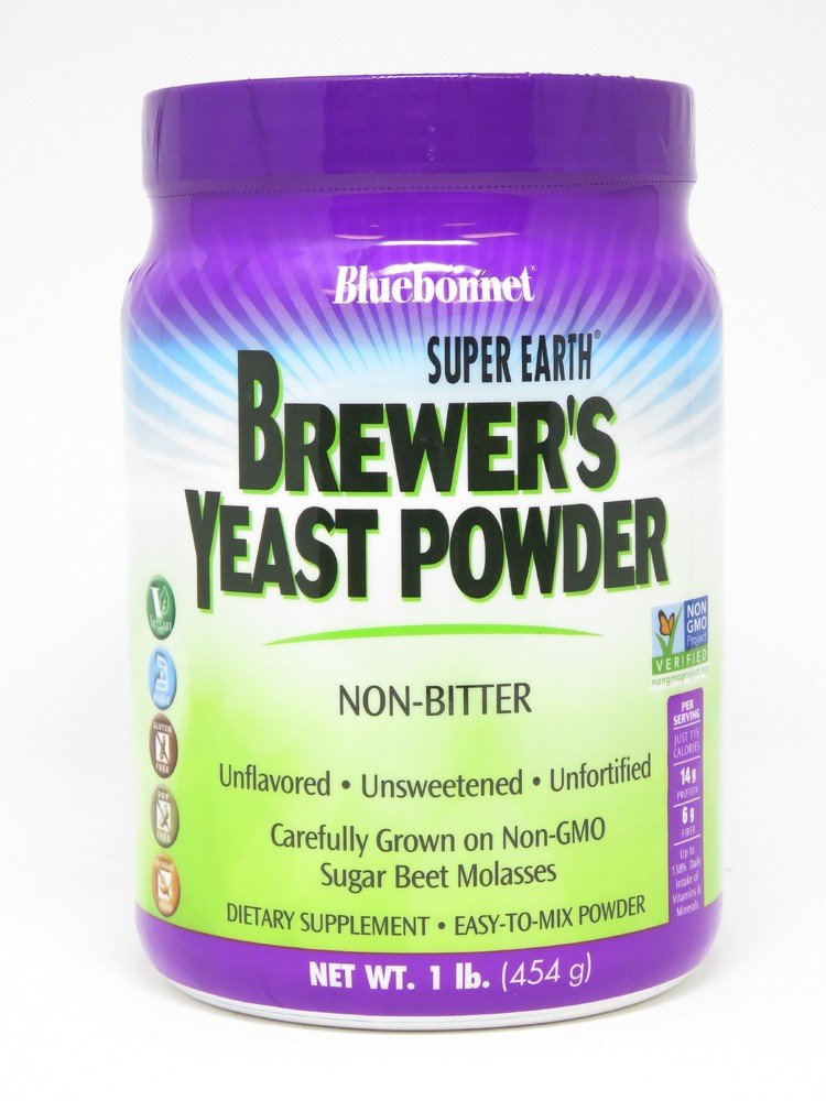 Bluebonnet Super Earth Brewer&#39;s Yeast Powder 16 oz Powder