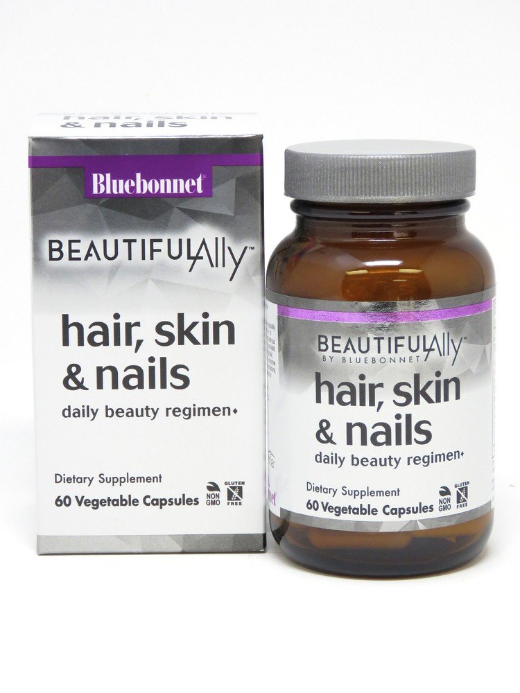 Bluebonnet Beautiful Ally Hair,Skin,&amp; Nails 60 VegCaps