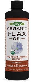 Nature&#39;s Way EfaGold Organic Flax Oil 16 oz Liquid