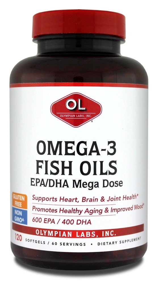 Olympian Labs Mega Omega-3 Fish Oils 2000mg 120 Softgel