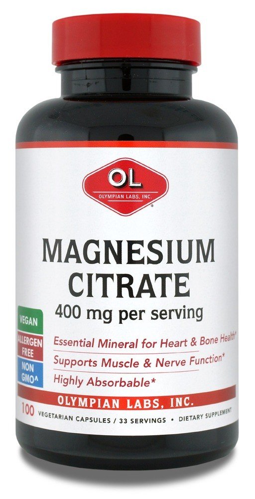 Olympian Labs Magnesium Citrate 300 Capsules 300 Capsule