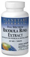 Planetary Herbals Rhodiola Rosea Extract Full Spectrum and Standardized 120 Tablet