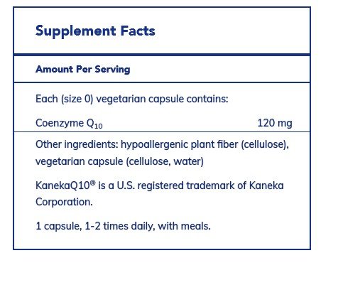 Pure Encapsulations CoQ10 120 mg 120 Vegcap