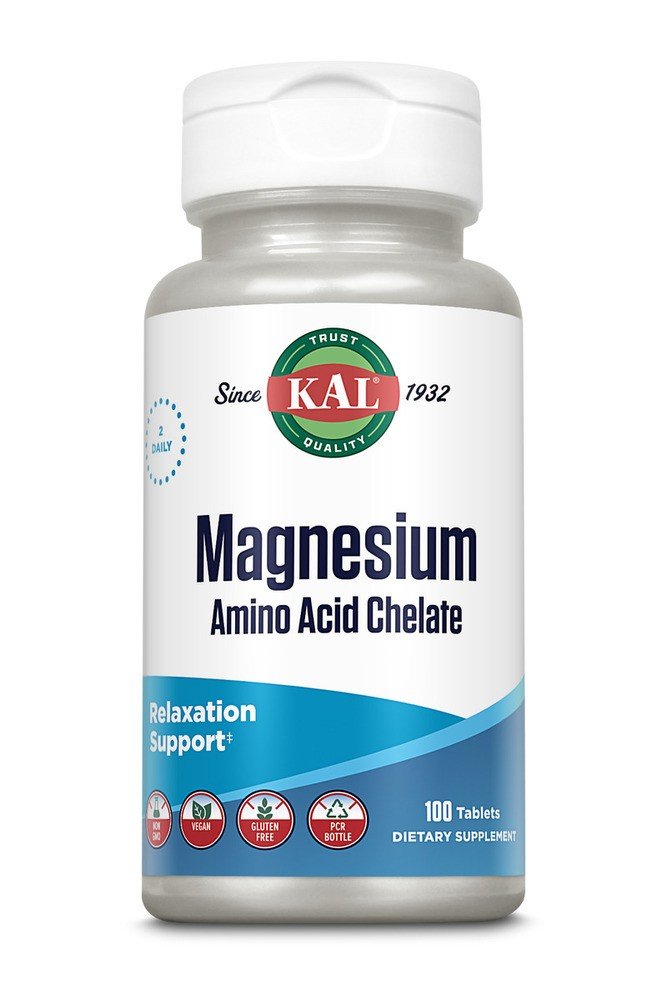 Kal Magnesium Amino Acid Chelate 100 Tablet