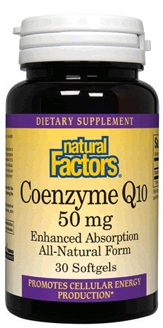 Natural Factors Coenzyme Q10 50mg 30 Softgel