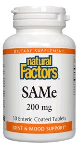 Natural Factors SAMe 200mg 60 Tablet